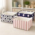 3 Pack Baseball Rectangle Storage Basket Boys Sports Shefl Basket Collapsible Bin for Nursery Closet Shelves Bedroom (Baseball)
