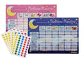 Amonev Bedtime Routine Chart Reward Chart for Sleep Training Twin Pack chart for Boys Girls toddlers and young Children with 225