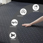 Bedlore Twin Mattress Protector, Waterproof Noiseless Mattress Cover With Stretchable Pockets For 6-14 Inches Mattress, Soft Bre