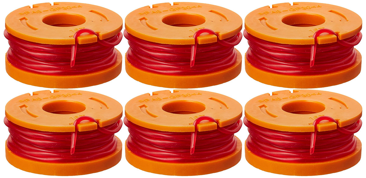 Worx Wa0010 (6) Replacement Trimmer Line For Select Cordless String Trimmers