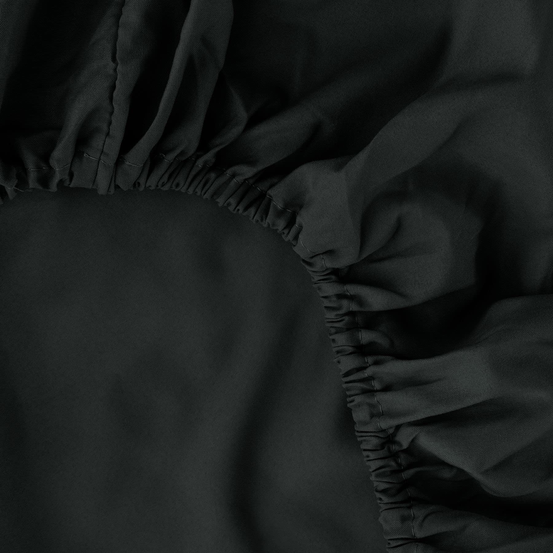 Ghooss Full Size Fitted Sheet,Hotel Quality Bedding Fitted Sheet Deep Pocket Up To 14 Inch,Wrinkle And Fade Resistant,1 Piece,Bl