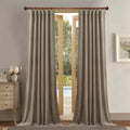 Stangh Soft Velvet Curtains 102 Inches Long- Room Darkening Energy Efficient Thick Curtains Privacy For Living Room, Elegant Lux