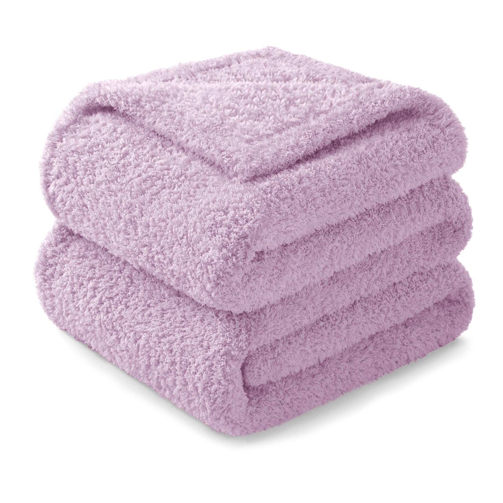 Exclusivo Mezcla Light Purple Fleece Blanket For Couch, Soft And Cozy Twin Blankets For Women, Suitable For All Seasons, 60X80 I