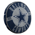 Northwest The Company NFL Dallas Cowboys Round Cloud Pillow, 15, Team Logo