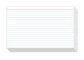 Ruled Index Cards, On 80Lb Heavyweight Thick White Cover Stock. '100 Cards Per Pack' (5 X 8)