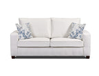 American Furniture Classics Relay Mist Sleeper with Two Throw Pillows Sofas, Soft Washed Cream Tweed