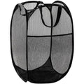 Laundry Hamper, Durable Pop Up Collapsible Laundry Baskets, Lightweight Foldable Folding Washing Basket with Reinforced Handles,