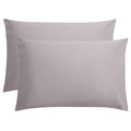 Flxxie Microfiber Queen Pillowcases, 2 Pack Ultra Soft Premium Quality, 20' X 30', Smoky Grey