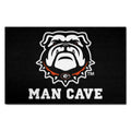 FANMATS 22875 NCAA -Georgia Bulldogs Man Cave Starter Mat Accent Rug - 19in. x 30in. | Sports Fan Home Decor Rug and Tailgating 