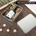 Rhblme 12 Pack Tin Box, 4.9 X 3.6 X 1.8 Inches Metal Box Cookie Tins With Lids, Large Multipurpose Tin Can Storage Container For