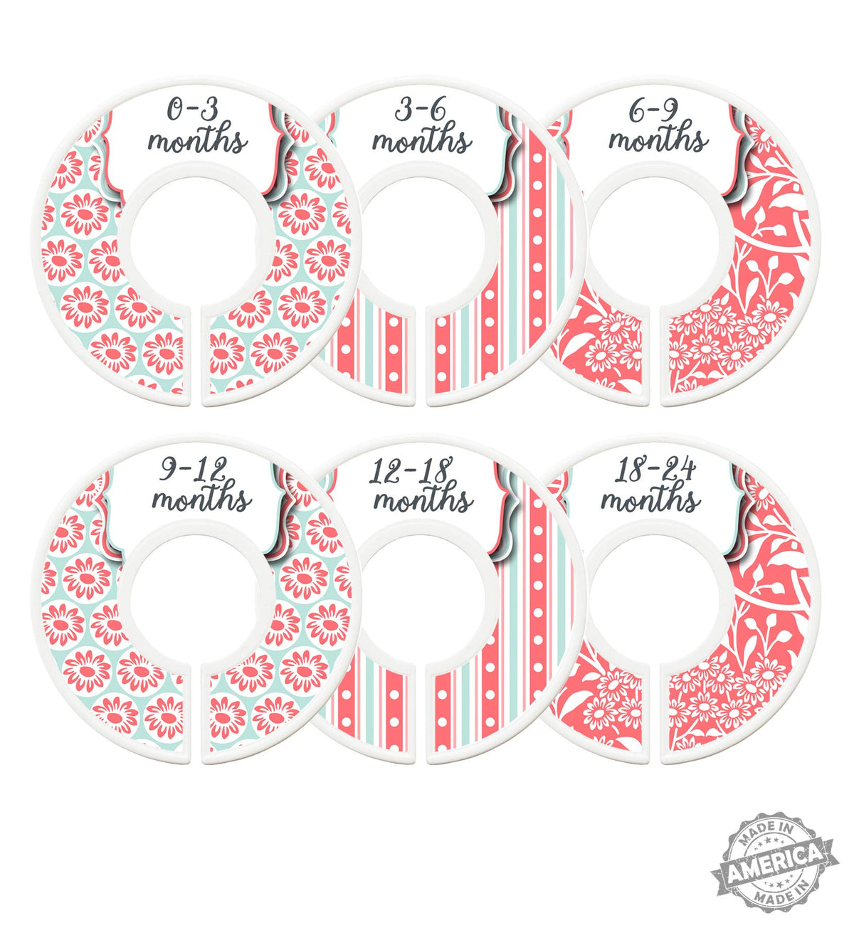 Modish Labels Baby Clothes Size Dividers, Baby Closet Organizers, Size Dividers, Baby Closet Organizers, Closet Dividers, Clothe