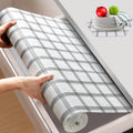 Beautysaid Shelf and Drawer Liner for Kitchen Cabinet, Non Adhesive Non Slip Shelf Paper Waterproof Washable Thickened for Dress