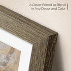 Auear, 6X8 Picture Frames Set Of 6, With Mat For 4X6 Or 6X8 Without Mat, Composite Wood Gallery Photo Frames With Plexiglass, Wa