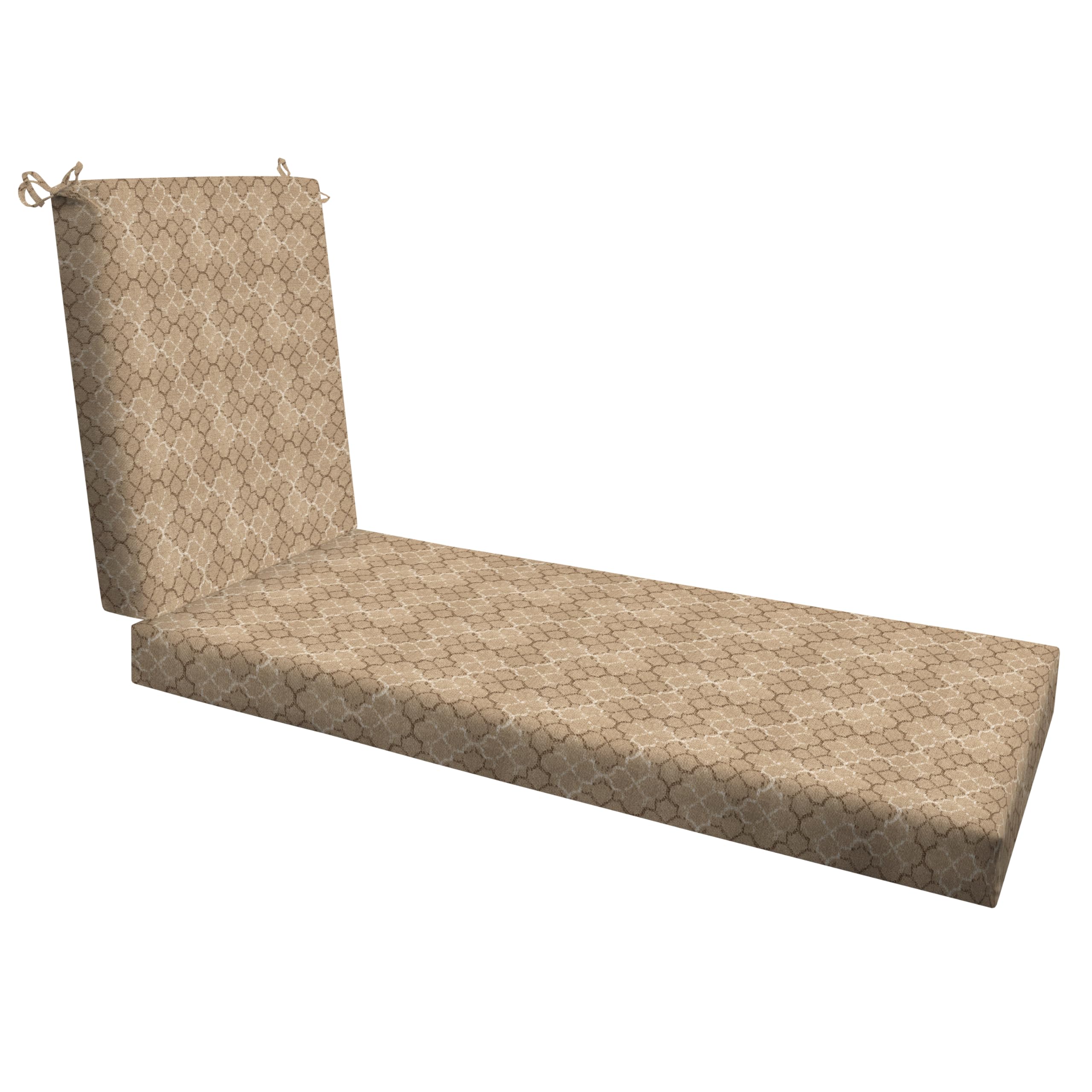 Honeycomb Outdoor Chaise, 22.5' W X 70' L, Courtyard Geo Patio Cushion