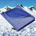 Homfine Cooling Blankets For Hot Sleepers - Summer Blanket Thin Lightweight Breathable Soft Double Side Enhanced Blanket For Bed