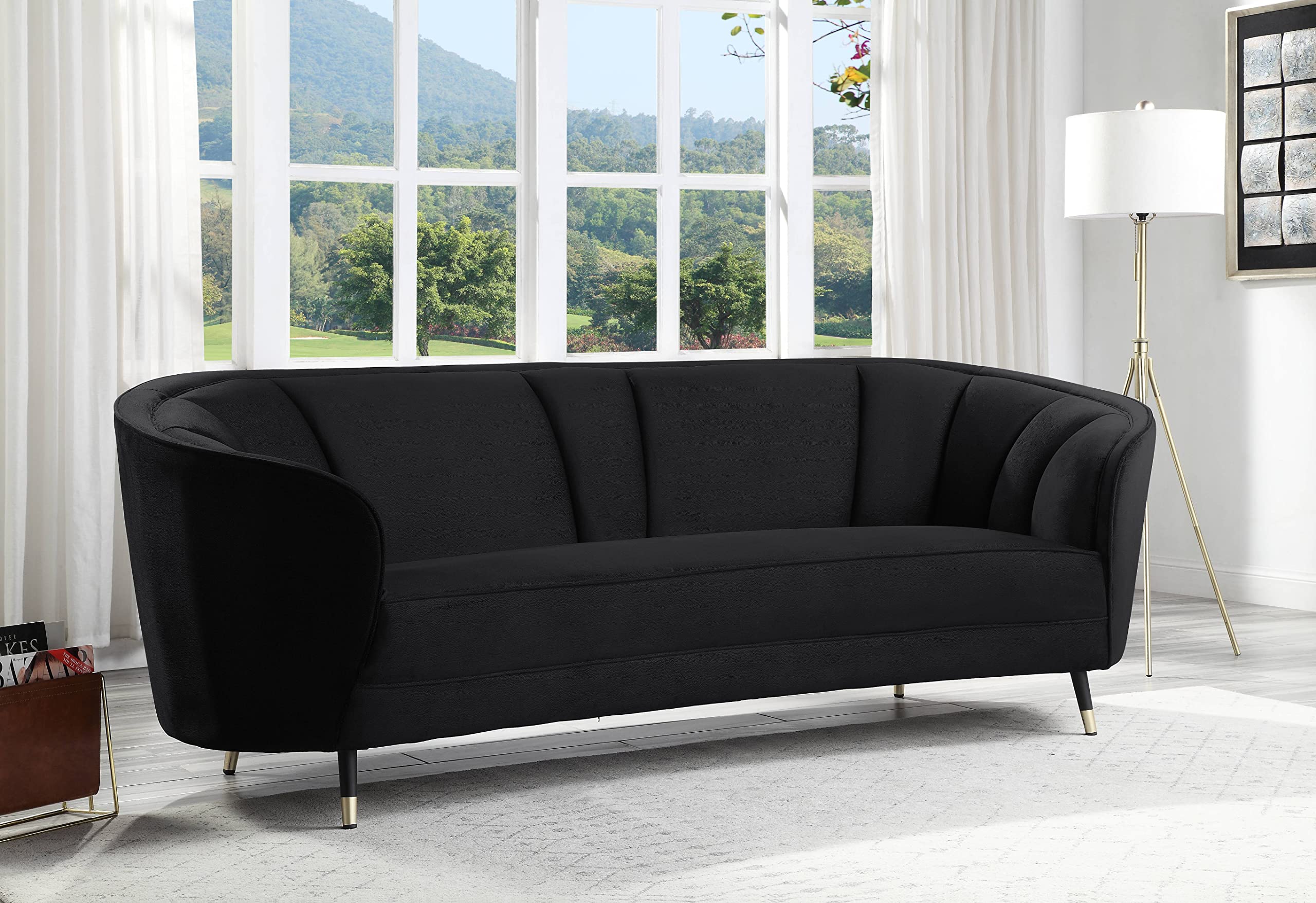 Acme Achim Velvet Upholstered Sofa