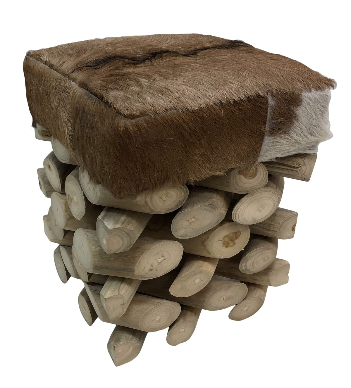 AFD Home Crosscut Hide Stool