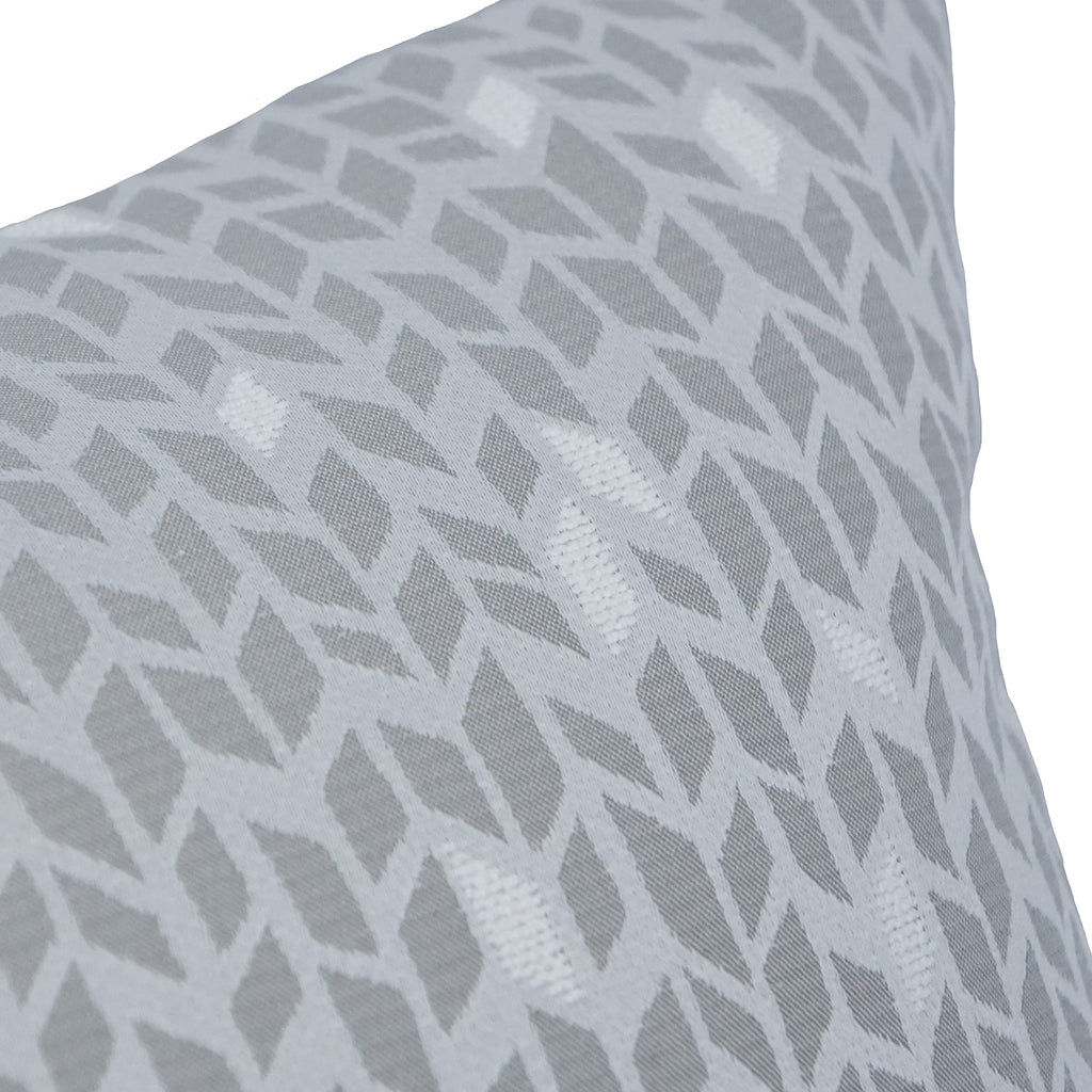 Blazing Needles Square Polyester Jacquard Throw Pillow, 17", Banyan Linen