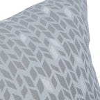 Blazing Needles Square Polyester Jacquard Throw Pillows, 17", Banyan Linen 2 Count