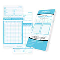 Upunch 100 Time Cards For Fn1000 Autoalign Time Clock