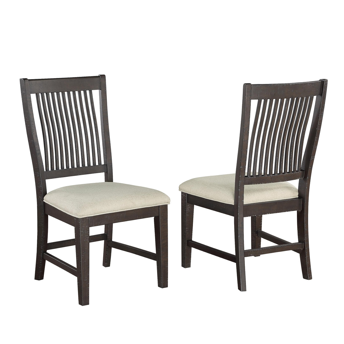 Best Quality Furniture D160 Dining Chairs, Brown/Beige