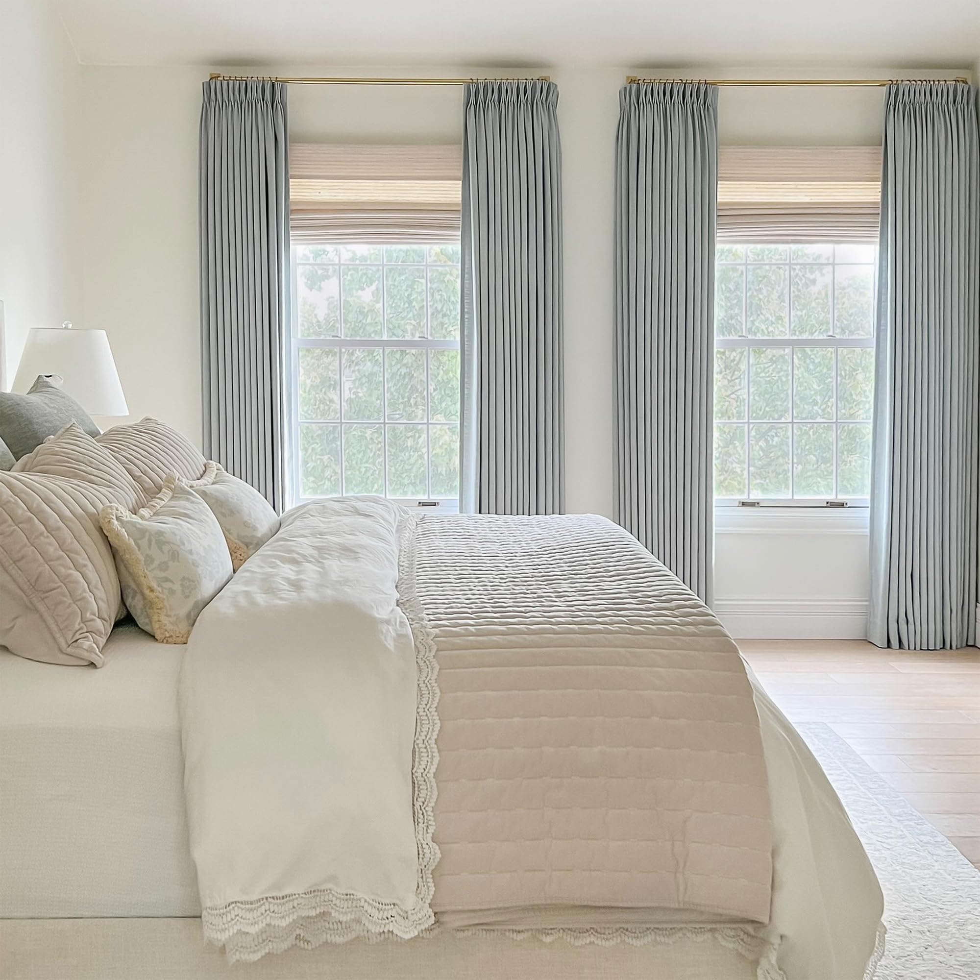 Twopages Isabella Customizable Linen Textured Cotton Curtain For Living Room Bedroom Custom Made (1 Panel)