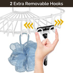Orimade Corner Shower Caddy With 2 Hooks Wall Mounted Metal Bathroom Shelf Storage Organizer Adhesive No Drilling 2 Pack, White