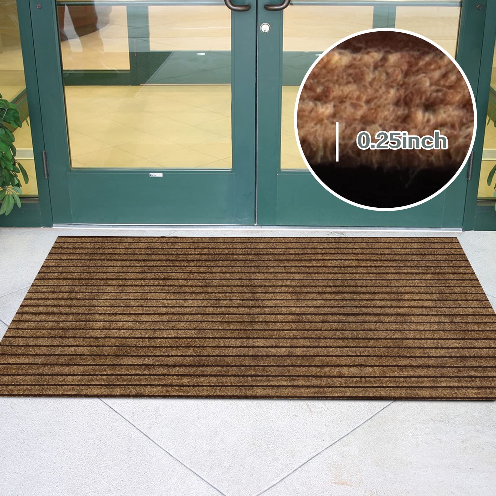 Custom Size Runner Rug 3 Ft X 34 Ft, Zgr 2-82Ft Carpet Runners Hallway Entryway Kitchen Garage Laundry Room Area Rugs With Non-S
