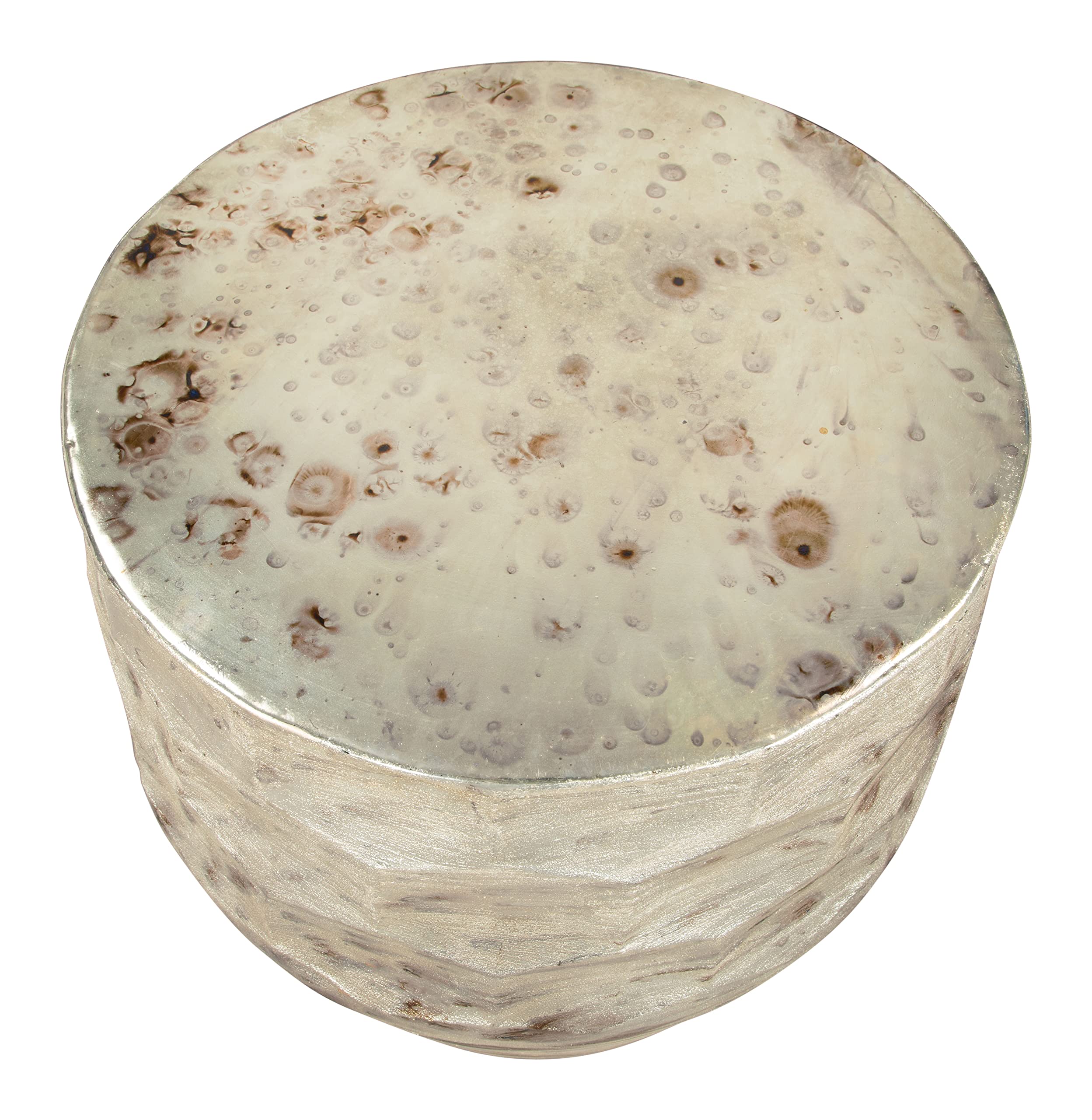 Zuo Pam Side Table Antique Beige