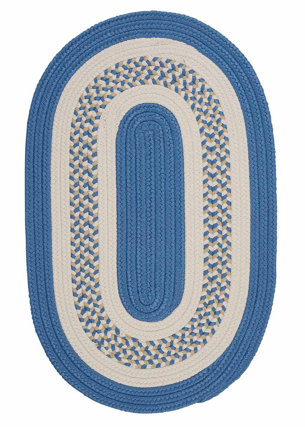 Flowers Bay Blue 10Ft Round