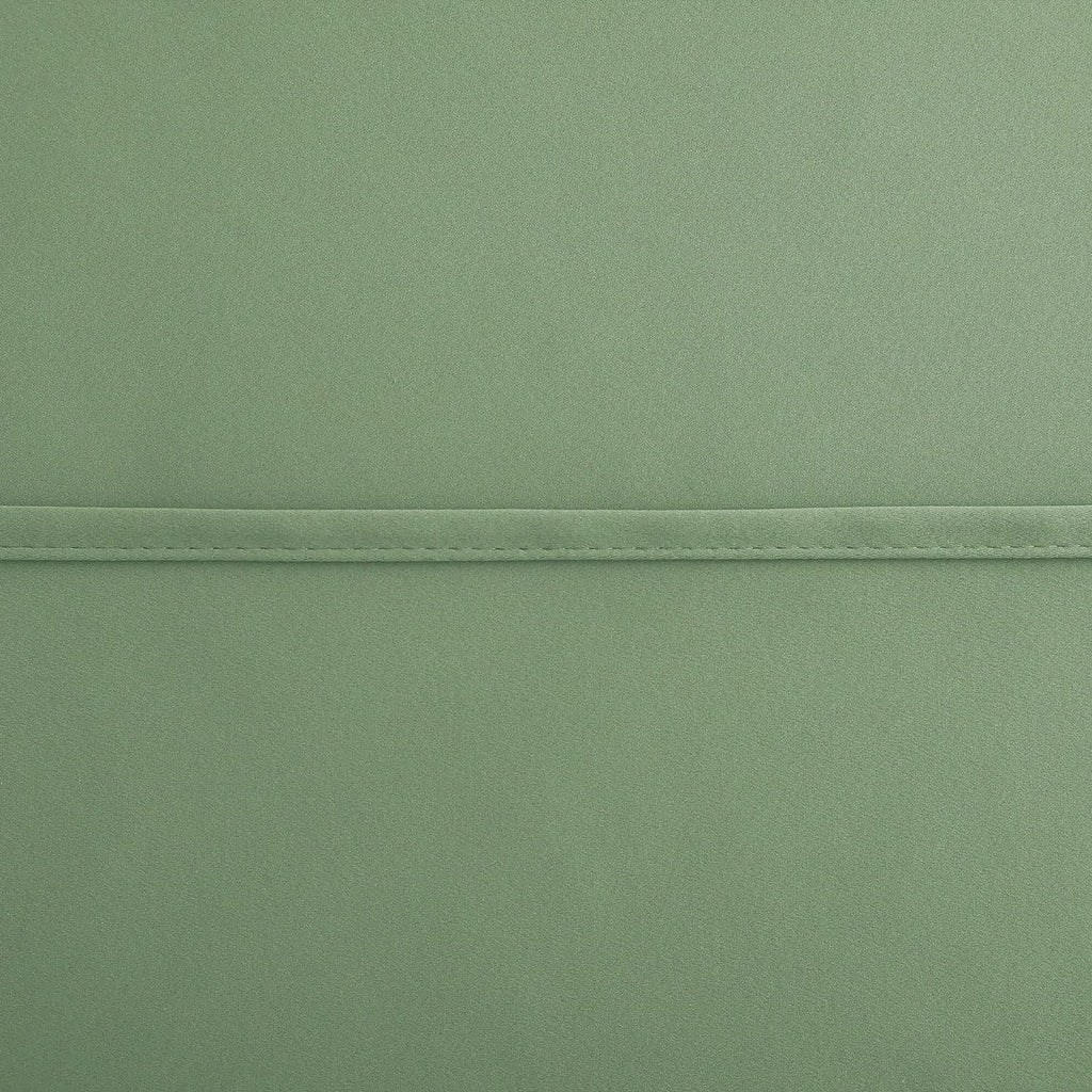 Koufall Kitchen Curtains 18 X 30 Inch Length,Not See Through Blackout Window Curtain Panels For Bathroom,Sage Green