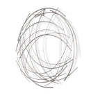 HomeRoots 26' Silver Metal Abstract Round Hanging Wall Art Decor