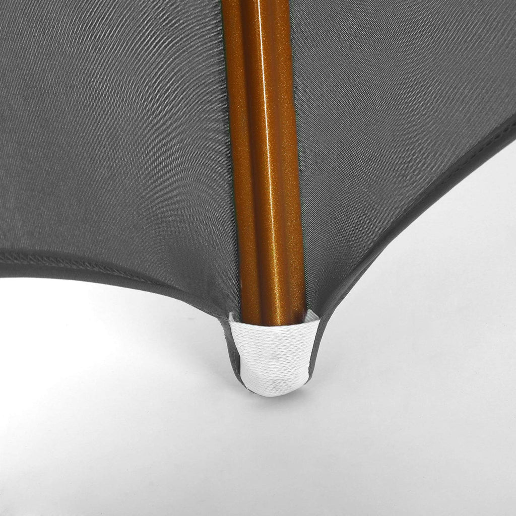 Peomeise Stretch Spandex Chair Cover For Wedding Party Dining Banquet Event (Grey, 25)