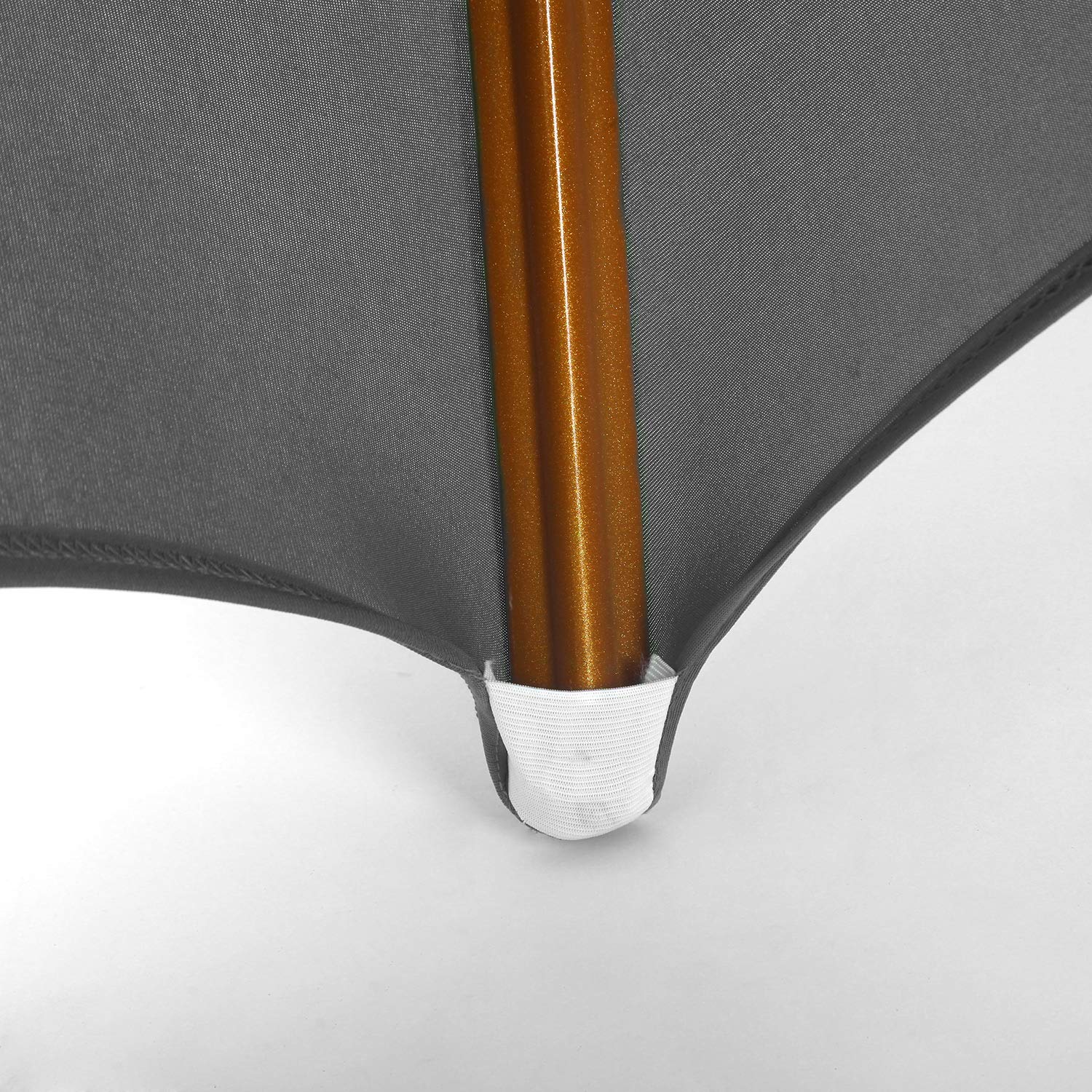 Peomeise Stretch Spandex Chair Cover For Wedding Party Dining Banquet Event (Grey, 25)