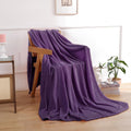 Fleece Blanket Throw, Soft Fluffy Throw Blanket For Couch Bed Travel Camping, Cozy Fuzzy Lightweight Luxury Plush Microfiber Bla