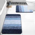 Arotive Bathroom Rugs Sets 2 Piece, Shaggy Soft And Absorbent Microfiber Bath Rugs And Ushaped Contour Toilet Rug, Nonslip, Ma
