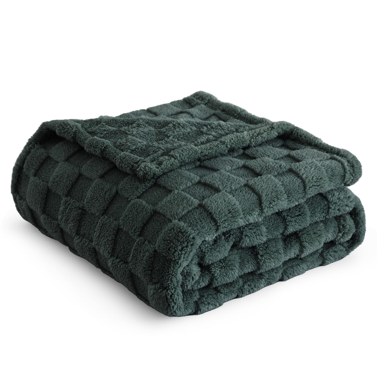 Bedsure Mallard Green Throw Blanket For Couch - Super Soft Cozy Blankets For Women, Cute Small Fleece Blanket For Girls, 50X60 I