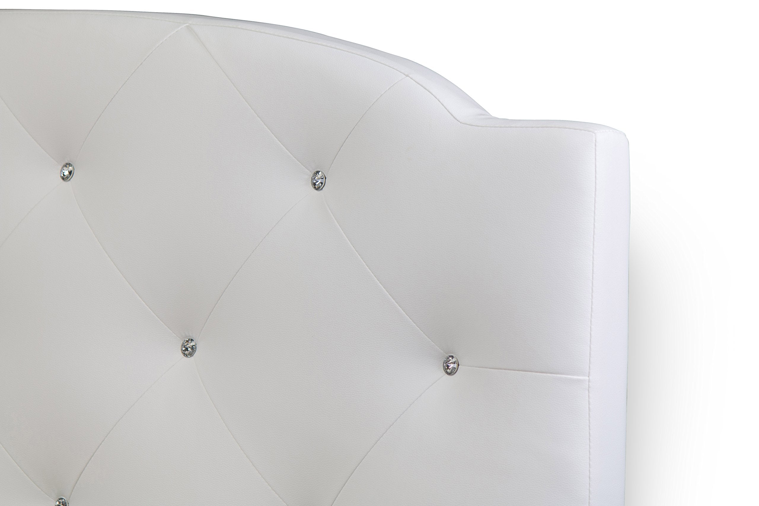 Baxton Studio BBT6440-Full-White Platform, Full, White