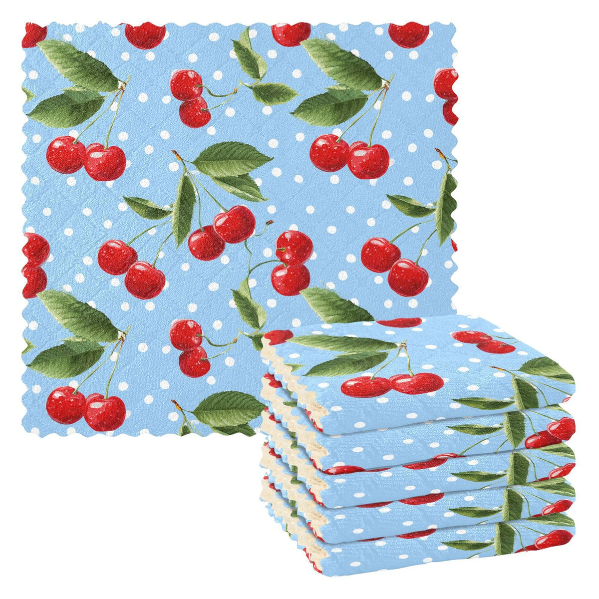 Eyanle Kitchen Towels 6 Pack Dish Cloths for Washing Dishes Kitchen Towels and Dishcloths Sets Dish Towels for Kitchen Drying Mi
