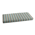 Sorra Home Cbench-Sb Stripes Indoor/Outdoor Bench Cushion-Bristol, 1 Count (Pack Of 1), Sunbrella-Gateway Mist 5 Sq Ft
