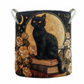LOOM TREE Cat Laundry Basket Foldable Feline Motif Hamper Storage Bin for Blanket for Bedroom, Nursery Cat Patternd|Home & Gard