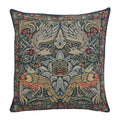 Charlotte Home Furnishings Inc. Peacock And Dragon Square Throw Pillow Cover - 16 X 16 Decorative Boho Cushion Case For European