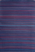 Mad Mats Geometric Outdoor Rug, Reversible Plastic Mat (6' X 9', Mix - Indigo Purple)