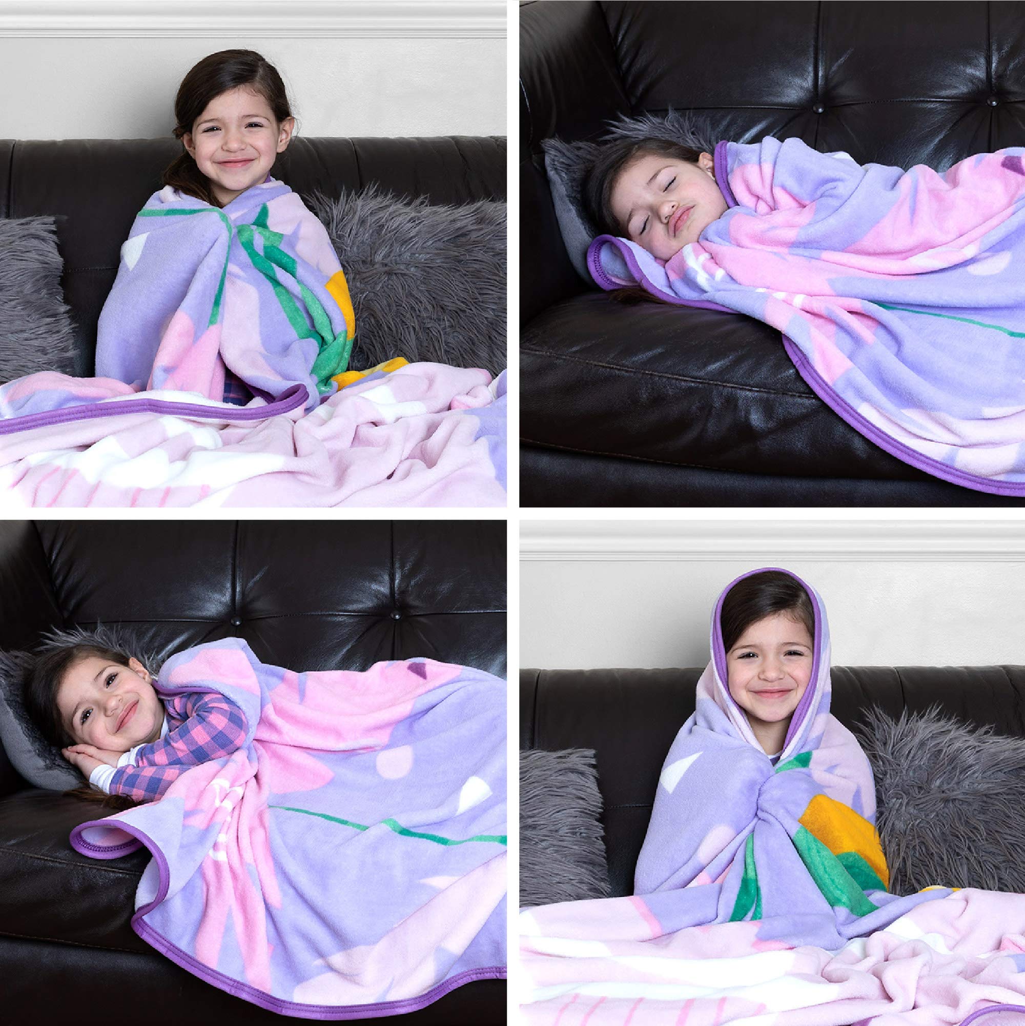 Franco Kids Bedding Super Soft Micro Raschel Blanket, 62 In X 90 In, Sony Vivo