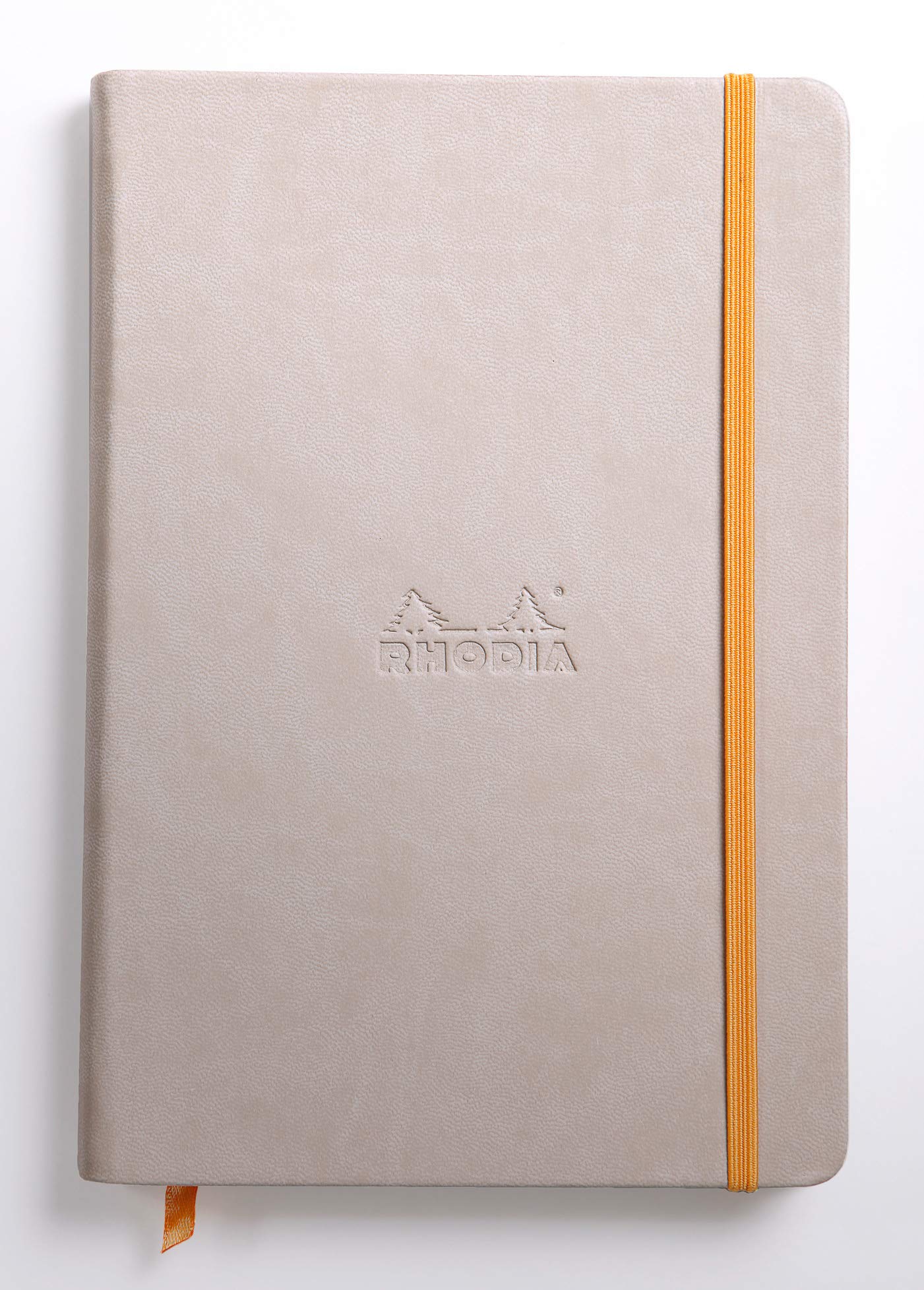 Rhodia Rhodiarama Webnotebook - Lined 96 Sheets - 5 1/2 X 8 1/4 - Beige Cover (118745C)