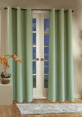 Thermalogic Insulated Cotton Panels Pair, 160 by 84-Inch, Sage