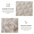 Litanika Beige Oversized King Bedspreads 128X120 Quilt Set - 3 Piece Summer Lightweight Comforter Coverlets, Boho Farmhouse Bedd