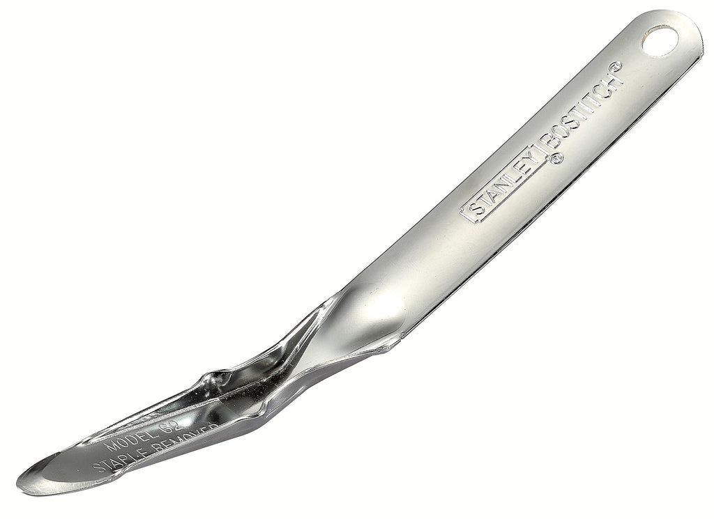 Bostitch Office Premium Staple Remover, All-Metal Chrome, No Tear Push-Style, Model G2K, Size 3/4 X 1-3/4 X 8
