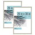 MCS Studio Gallery Frame, Gray Woodgrain, 20 x 30 in, 2 pk