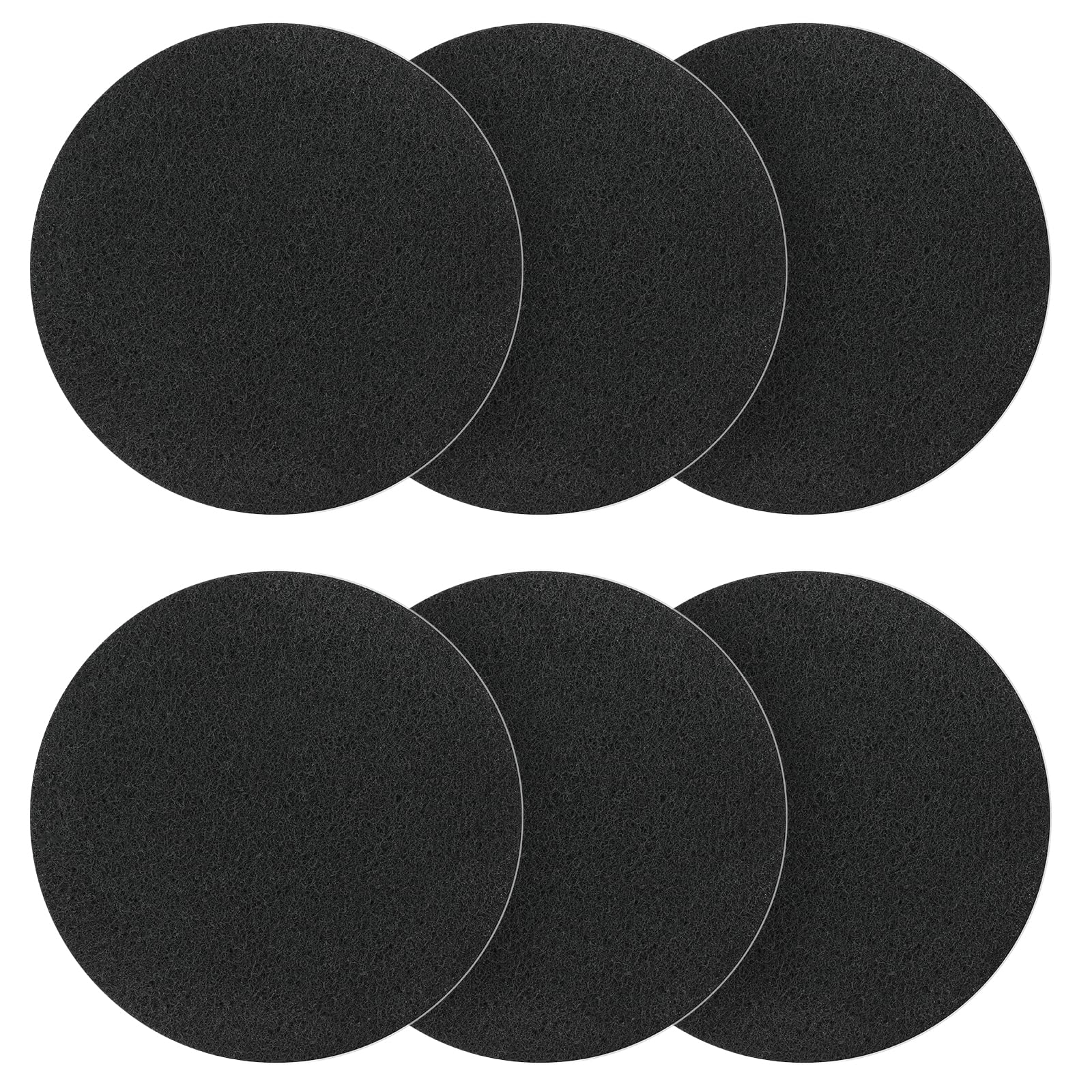 Compost Bin Filter, 6.7 inch Charcoal Filters for Kitchen Compost Bucket Home Countertop Compost Pail Relpacement Filter, 6-Pack